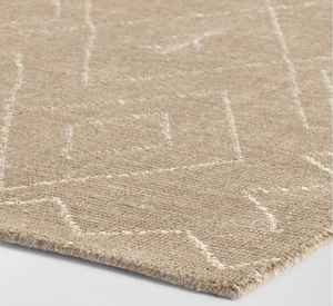 Tapis Kilim en laine et soie de bambou, jute, faits à la main, style classique, design de créateur, pour la maison, l'hôtel, le salon. - Product Image 2