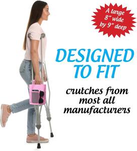 Échantillon gratuit Sac de rangement personnalisé en néoprène pour bâton de marche, portable pour voyage, randonnée, course à pied, aide à la marche, pochette pour béquille - Product Image 4