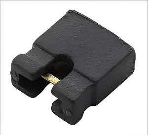 Connecteur de positionnement de saut Samtec 2SN-BK-G d'origine, neuf, noir, à ouverture supérieure, 0,079 pouces (2,00 mm), doré - Product Image 2