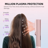 Lisseur infrarouge RUCHA, styler à air chaud, fer à lisser plasma, lisseur pour cheveux humides et secs avec flux d'air