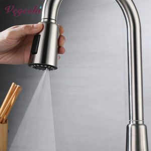 Robinets <span class=keywords><strong>de</strong></span> cuisine 3 voies en acier inoxydable 304, douchette d'évier noire, robinetterie sanitaire en laiton mitigeur <span class=keywords><strong>de</strong></span> cuisine - Product Image 4