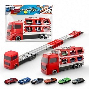 Voiture de course moderne Toysrunner DT1125 en métal moulé sous pression, jouet pour enfants en PVC, échelle 1:50, à friction, avec portes ouvrantes, pour les 5-14 ans - Product Image 1