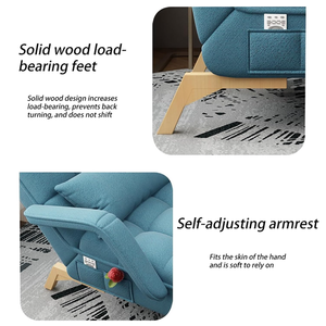 كرسي عملي ساخن مبطن بالكامل بغرفة معيشة مع مسند للقدمين قابل للتعديل لغرفة المعيشة - Product Image 5