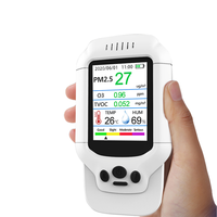 Detector de calidad del aire con PM 2.5 mediante sensores electroquímicos de ozono y láser PM2.5. Monitores de calidad del aire