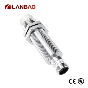 Capteur inductif Lanbao Standard Série Lr18 M18, boîtier métallique, 2 fils, interrupteur de proximité, CE, connecteur M12 4 broches - Product Image 3