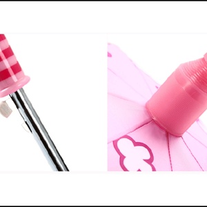 Promotion : Parapluie Enfant à Prix Réduit, 19 Pouces, Motif Mignon, Poignée Courbe, avec Housse Économiseur d'Eau en Plastique - Product Image 4