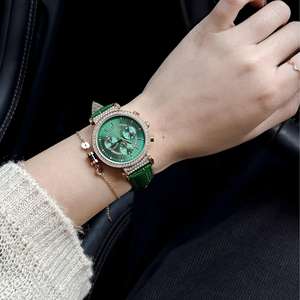 Scottie 9136 2025 Nieuwe Iced Out Luxe Horloges Waterdichte Mode Quartz Horloge voor Dames - Product Image 2