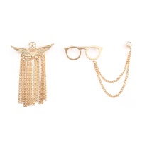 Chaîne d'Avatar d'animaux pour femmes Broches exquises Bijoux de luxe Broche corsage en strass
