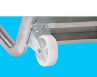 Machine d'aspiration des eaux usées de piscine, chariot 304 en acier inoxydable avec câble, accessoires de machine d'aspiration des eaux usées