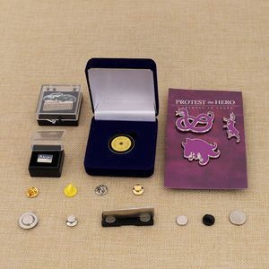 定制您自己的标志设计姓名帽徽章动物图案UV印刷珐琅金属别针用于服装 - Product Image 6