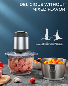 Venta caliente picadora de carne de alimentos vegetales multifuncional pequeña picadora de carne eléctrica para el hogar - Product Image 3