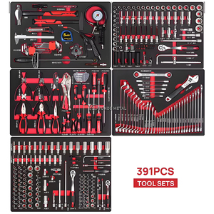 2025 Tùy Chỉnh Heavy Duty Thép Tự Động Không Gỉ Cán Bên Ngoài Vườn Công Cụ Tủ Với Bánh Xe 421 Pcs Công Cụ - Product Image 6