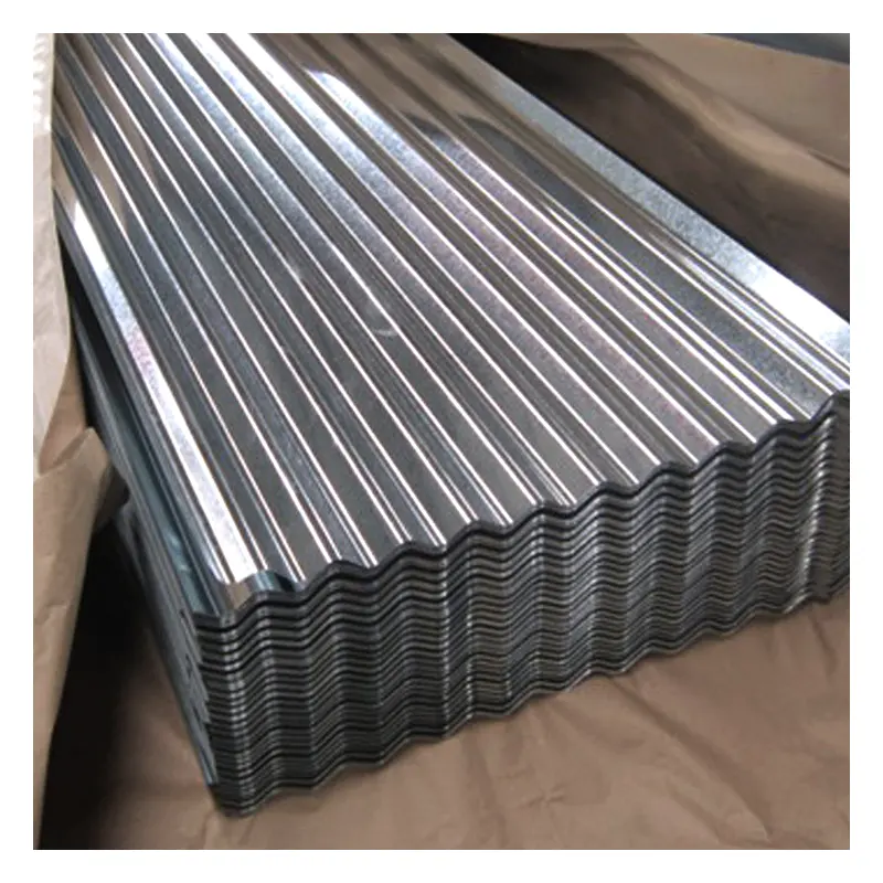 Galvanized 4ft X 16ft 35 Sheet. Iron Sheets 0.4mm 24 Gauge Corrugated Steel Tiles Shake Roofing Roof Metal Panels