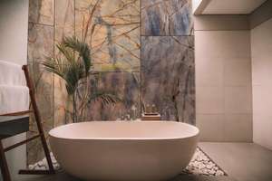 Panneaux muraux en pierre naturelle ultra-fins, légers et flexibles pour l'extérieur des villas, décoration moderne 3D, salle de bain, atelier - Product Image 6