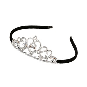 Bandeau de princesse en strass de bonne qualité - Couronne haut de gamme pour les événements spéciaux - Product Image 6