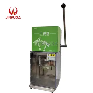 Commercial Kitchen Equipment Automatic Coconut Cover Opening Machine Electric Cover Cutting And Coconut Shell Opening Machine