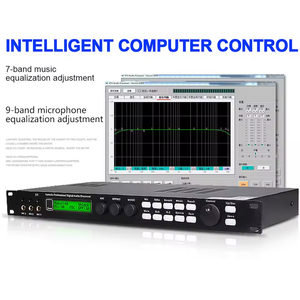 X5 프로페셔널 오디오 이펙트 프로세서 (안티 피드백 및 디지털 리버브 기능 탑재) - 가정용 KTV, 무대, 노래방 및 마이크 믹싱에 적합 - Product Image 6