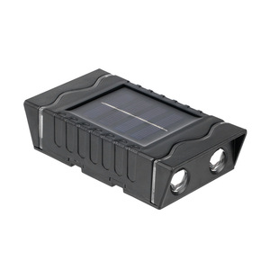 Lampe murale solaire d'extérieur à LED carrée avec diffuseur en polycarbonate, angle de faisceau de 20 degrés, pour la décoration de jardin et de cour - Product Image 5
