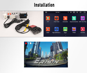 Caméra embarquée USB Erisin ES650K pour voiture, enregistrement en boucle, 1080P HD, avec assistance au conducteur, compatible <span class=keywords><strong>Android</strong></span> 8.0 et versions ultérieures - Product Image 3