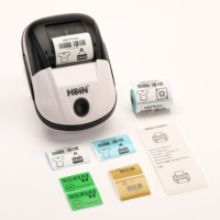 Printer Thermal Portabel 2 Inci 58mm, Printer Mini Nirkabel Genggam untuk Pembayaran Mobile, Pencetakan Tiket POS