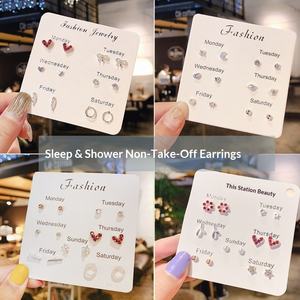 Pendientes de Aro de Perlas de Cobre Estilo 2026, Elegantes y Vintage para Mujer, de Alta Gama, que Estilizan el Rostro Cuadrado, Venta al Por Mayor - Product Image 4