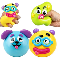 Canard géant à presser de 30 cm, jouets en TPR, jouets souples colorés, jouets à presser pour soulager le stress