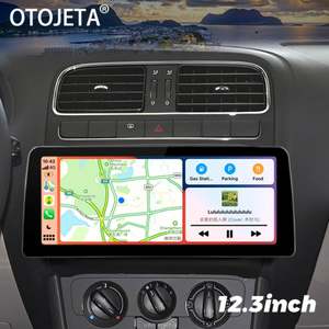 Écran QLED 12,3 pouces, lecteur vidéo Android 123Car, autoradio 2DIN, stéréo pour VW POLO 5 2008 - 2020, GPS, multimédia, Carplay, autoradio - Product Image 1