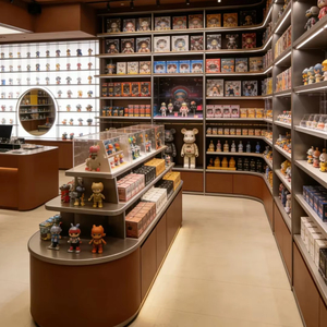 LED Lit Pop Toy Display Cabinet | One-Stop Anime Collectible Shop Design Service with Custom Shelving - Product Image 1