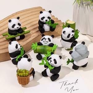 El Fabricante Vende Lindas Estatuas de Pandas, Miniaturas de Jardín de Hadas, Juguetes para Niños, Estatuas Miniatura al por Mayor - Product Image 2