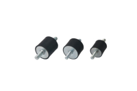 Isolateur anti-vibrations en caoutchouc et métal à double filetage mâle pour générateur, compresseur, moteur, pompe, CNC, usage industriel