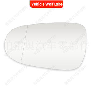 Espejo Retrovisor Lateral Izquierdo Plateado para Volkswagen Golf 6 Mk6 R20 Gtd Gti 2009-2013, Repuesto Nuevo - Product Image 1