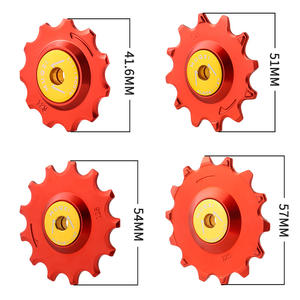 Poulie de dérailleur arrière de vélo 11T 12T 13T 14T Roue de dérailleur arrière en céramique pour chaîne à 8-12 vitesses - Product Image 4