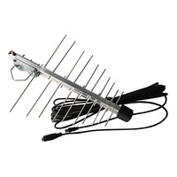 Antenne TV active extérieure miniature en aluminium VHF UHF 20E Antenne Yagi Prise en charge de la diffusion vidéo