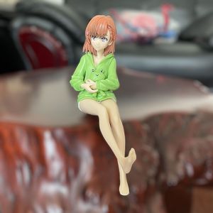 Figura de Anime de <span class=keywords><strong>Misaka</strong></span> <span class=keywords><strong>Mikoto</strong></span> de Index of Magical Forbidden Books, en Pijama de Rana, Linda Chica Sentada, Modelo de PVC, Juguete de Anime, Colección de Regalos - Product Image 4