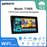 Offre d'Usine Lecteur Android Auto T100 Écran Tactile 5GBT Wi-Fi Mirror Link Autoradio 2 DIN Stéréo Voiture 1280*720
