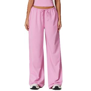 Pantalons de yoga d'entraînement sportifs longs pour femmes personnalisés, respirants, élastiques, taille mi-haute, leggings de sport disponibles - Product Image 5