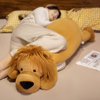 Vente en gros de grands animaux en peluche lion de 40 à 120 cm, adorable jouet en peluche lion, coussin géant en peluche lion pour canapé et lit