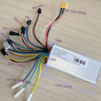 Contrôleur BLDC S9-61 24v36v48v 500W 25A 9Mosfet + écran LCD S866 pour vélo électrique Scooter Tricycle ATV vtt réparation bricolage partie
