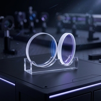 Nouvelle Offre Spéciale : Lentille Optique en Silice Fondue avec Revêtement AR 55mm*9mm, Fenêtre de Protection Laser 1064nm pour Tête de Découpe, DC 12V 6