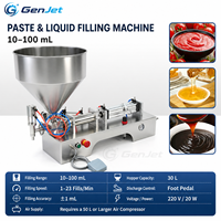 Machine de remplissage semi-automatique pour liquides et pâtes, remplisseur à piston pneumatique, dispositif de dosage quantitatif en acier inoxydable de qualité alimentaire 110V 220V