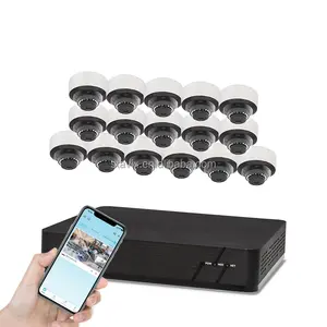 Açık gözetim kamera güvenlik sistemi ev CCTV kiti NVR 4 kanal 8 Dome HD tam renkli kamera Combo kamera 1 takım fiyat