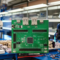 Módulo de Placa de Desarrollo de Montaje Estándar de Uso General WCH CH32V307-EVT, Convertidor Serial USB UART/SPI/I2C de Alta Velocidad