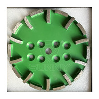 Disque de meulage diamanté abrasif haute dureté 33 mm pour ponceuse à béton, grain personnalisé, usage professionnel, modèle trapézoïdal SUNNY