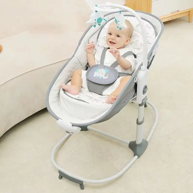 כיסא סדרן מתכוונן מאסטלה עם תיבת נגינה רטט לתינוק נדנדה עריסת נדנדה יכולה לשמש כסל לעגלות תינוק