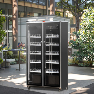 Đảo Tủ đông mát cửa kính điện di động đi bộ trong phòng lạnh chế độ quạt làm mát cho khách sạn ngoài trời hiển thị Máy làm lạnh - Product Image 1