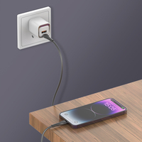 Câble LDNIO 2m LC672I 30W Type-C Support PD 30W Chargement rapide Chargeur de téléphone portable Câbles de données