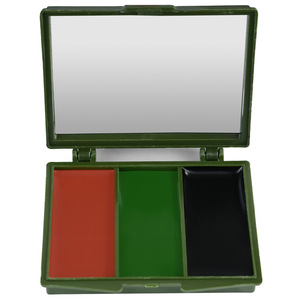 Boîte de maquillage camouflage 3 couleurs avec miroir pour le camping, les scouts et l'entraînement en plein air - Product Image 6