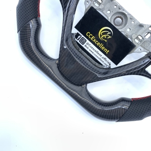 <span class=keywords><strong>พวงมาลัย</strong></span>คาร์บอนไฟเบอร์ปลอมแปลงสีแดงสำหรับ<span class=keywords><strong>2014</strong></span> 2015 2016 2017 2018 corolla/<span class=keywords><strong>2014</strong></span> 2015 2016 2017 2018 RAV4/2021Toyota Vios GRS - Product Image 4