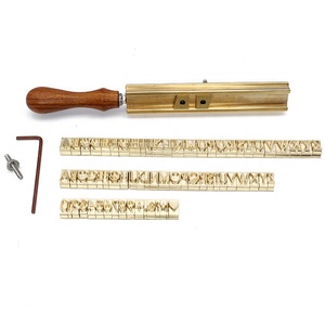 Lettere di timbratura del metallo della stagnola calda del bollo di <span class=keywords><strong>alfabeto</strong></span> di goffratura di cuoio di Logo su ordinazione del carattere - Product Image 6