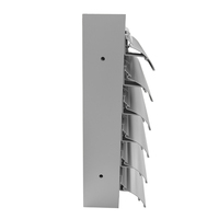Nuevo Stock Llegada Mejor Invierno Aislado 30X30 Marco de acero de doble panel Gambia Obturador DE SEGURIDAD Alimimum Louverd Window